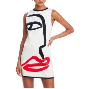 NWT ALICE + OLIVIA  X KOKETIT CLYDE ALINE SHIFT DRESS, Size 6, $440